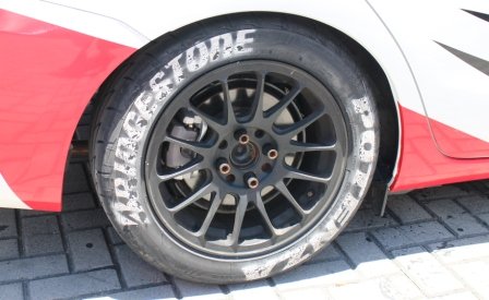 Rota wheels are shod in meaty Bridgestone Potenza tires.