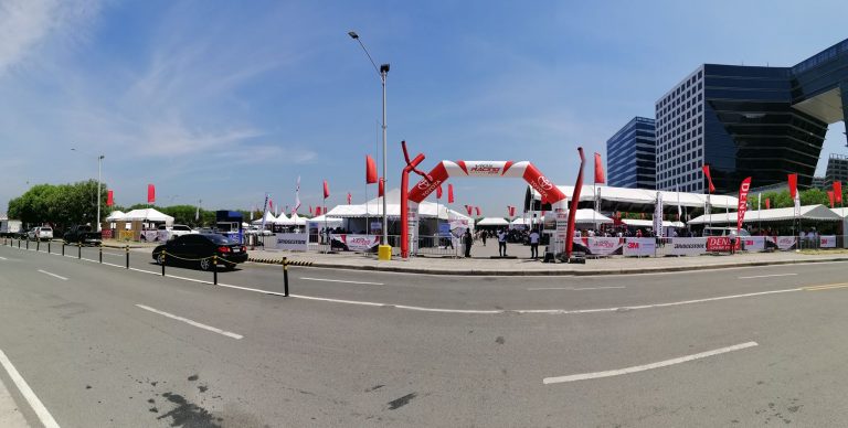 Block 16 Open Grounds of the MOA was converted into a racing circuit.