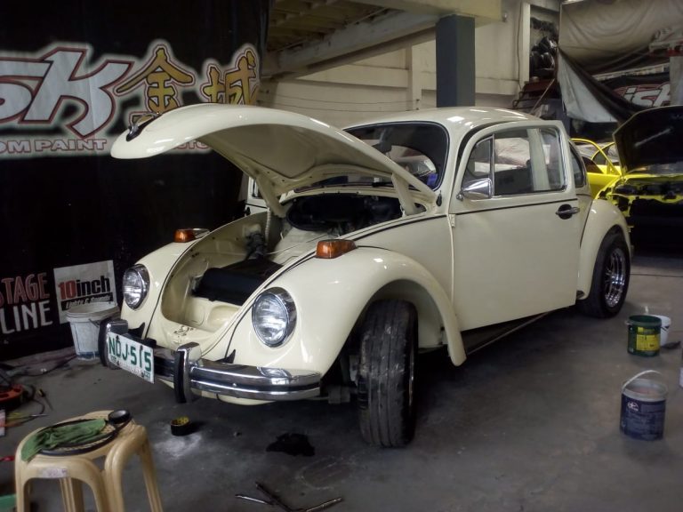 Our 1973 VW Beetle 1300 S is almost complete…