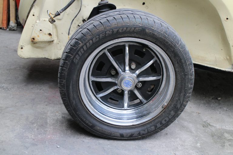 Left front wheel