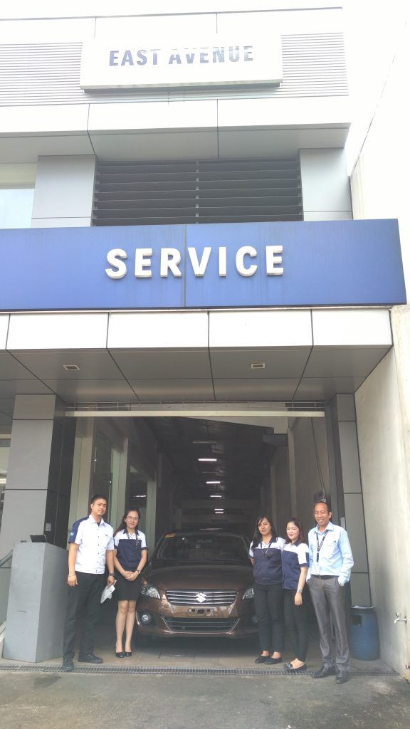 We were quite happy with the service at Suzuki Auto East Avenue.